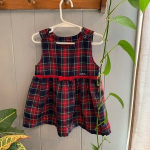 Vintage Girls 18 month Oshkosh Plaid dress